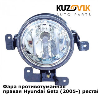 Фара противотуманная правая Hyundai Getz (2005-) рестайлинг KUZOVIK