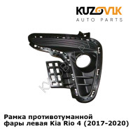 Рамка противотуманной фары левая Kia Rio 4 (2017-2020) KUZOVIK