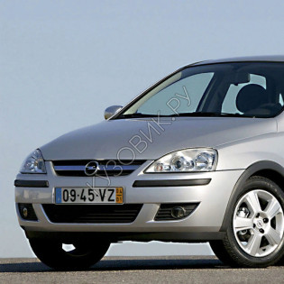 Бампер передний в цвет кузова Opel Corsa C (2003-) рестайлинг