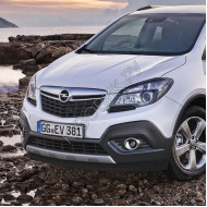 Бампер передний в цвет кузова Opel Mokka (2012-2016) в сборе верхняя и нижняя часть